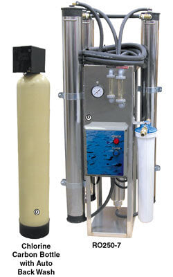 Reverse Osmosis (Spot Free Rinse) Production System Only 6000 Gallons Per Day 1-1/2 HP 110/230 Volts