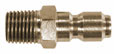3/8" MPT Plated Steel QC Plug