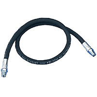 4 FT Jumper Hose w/ 3/8" Solid x 3/8" MPT Swivel 4000 PSI