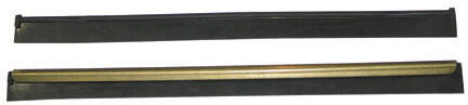 12" Black Rubber Window Squeegee Refill