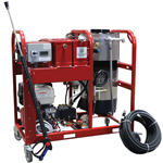 Mobile Cleaning Solutions H3.5D3000-G Trailer Mounted Portable Cleaning Machine