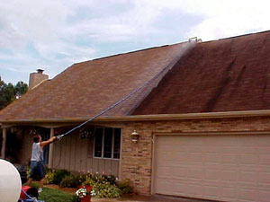 Pressure Washer Roof