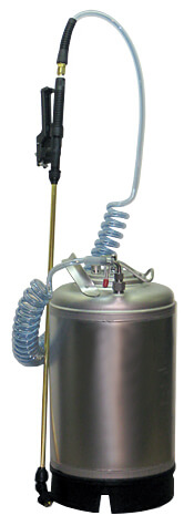 3 Gallon 304 Stainless Steel Tank Pressure Pump Sprayer With Brass Trigger Wand 